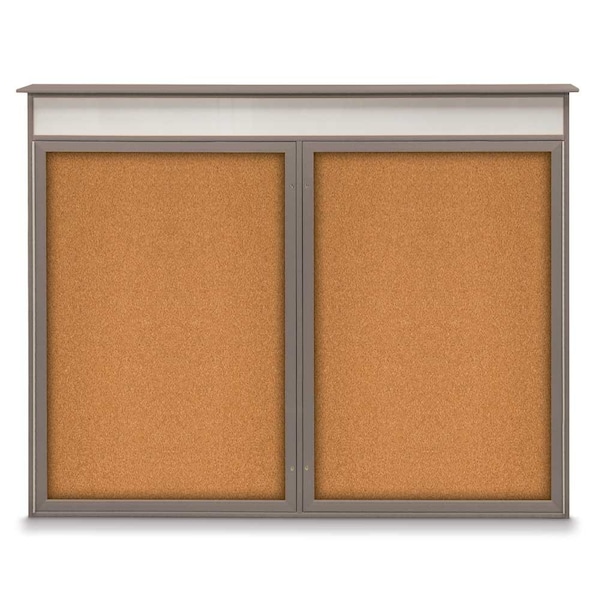 Single Door Enclosed Indoor Letterboard